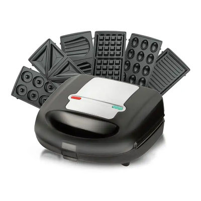Fabricantes de sándwiches de waffle de acero inoxidable 3 en 1 cocina multifunción