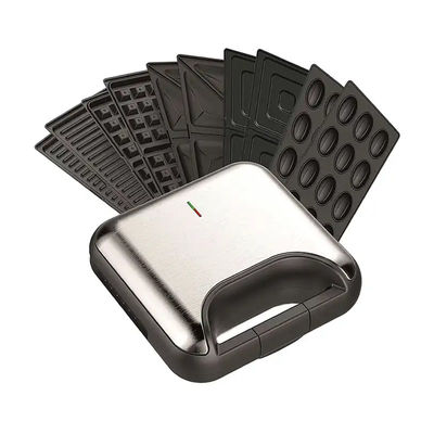 Multifunción 9 7 8 6 5 4 3 en 1 Mini Waffle Maker eléctrico desmontable Pan de desayuno