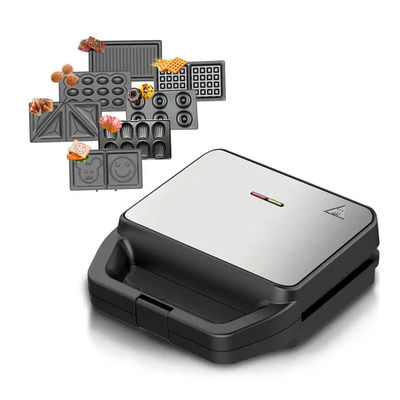 Multifunción 9 7 8 6 5 4 3 en 1 Mini Waffle Maker eléctrico desmontable Pan de desayuno