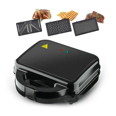 Multifunción 9 7 8 6 5 4 3 en 1 Mini Waffle Maker eléctrico desmontable Pan de desayuno