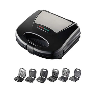 Multifunción 9 7 8 6 5 4 3 en 1 Mini Waffle Maker eléctrico desmontable Pan de desayuno