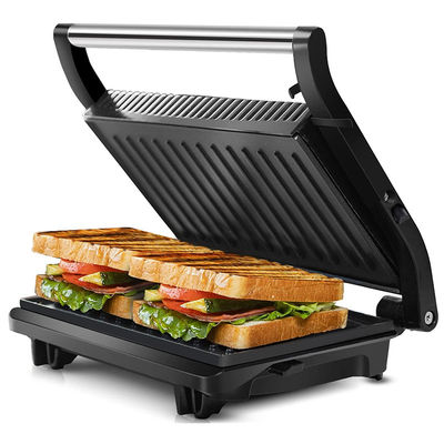 Grill eléctrico de prensa 2 en 1 con placa no adhesiva de acero inoxidable