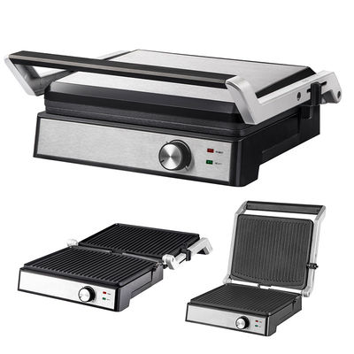180 grados de apertura completa sin pegamento placa de aceite extraíble bandeja tostadora eléctrica fabricante de sándwiches