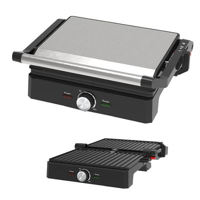Grill de prensa eléctrica Panini con control de temperatura y horario