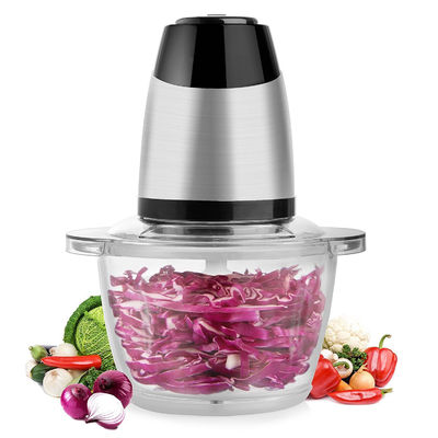 Mini mezclador de carne chopper alimento eléctrico vegetal de acero inoxidable molinillo de carne
