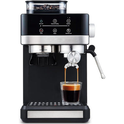 Máquina de café eléctrica de café profesional potente de 15/20bar bomba de presión capuchino Latte molinilla hecha de plástico duradero