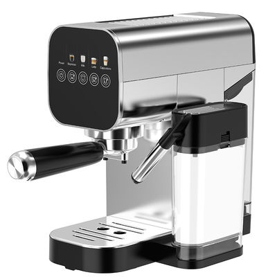 Máquina semiautomática de café con espuma de leche manual para café con leche