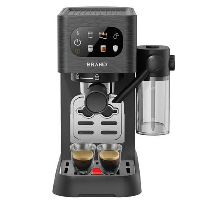 Máquina semiautomática de café con espuma de leche manual para café con leche