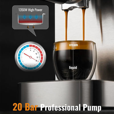 20 Bar Italiano Espresso Maker Smart Cafeteras Cappuccino Máquina de café de espresso totalmente automática con leche