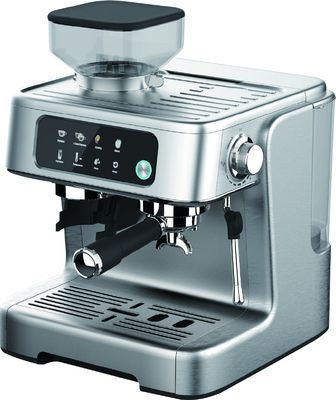 20 Bar Máquina de expreso italiano Casilla de acero inoxidable cepillado