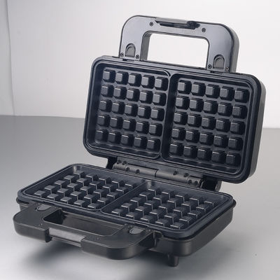 2 trozos de relleno profundo de waffle Sandwich Maker Grill BBQ desmontable Revestimiento antiadherente para cocinar cocinas Grill eléctrico parrillas