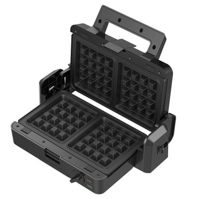 Grill de contacto desmontable de 1200W 3 placas 105 180 grados Temperatura abierta Ajustar perno eléctrico PTFE no adhesivo para barbacoa doméstica