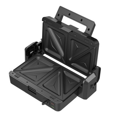 Grill de contacto desmontable de 1200W 3 placas 105 180 grados Temperatura abierta Ajustar perno eléctrico PTFE no adhesivo para barbacoa doméstica