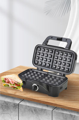 2 rebanadas 850W Mini Waffle Maker máquina multiforma