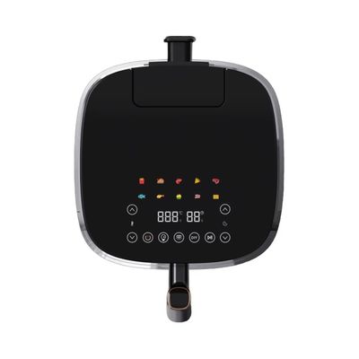 5L de acero inoxidable multifuncional pequeño Smart Cuadrado saludable horno de freidora eléctrica de aire para uso doméstico