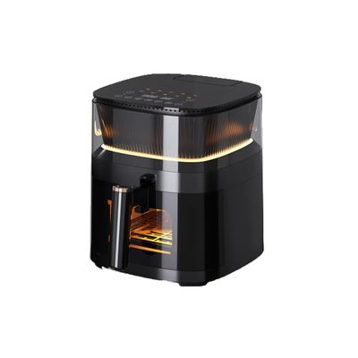 5L de acero inoxidable multifuncional pequeño Smart Cuadrado saludable horno de freidora eléctrica de aire para uso doméstico