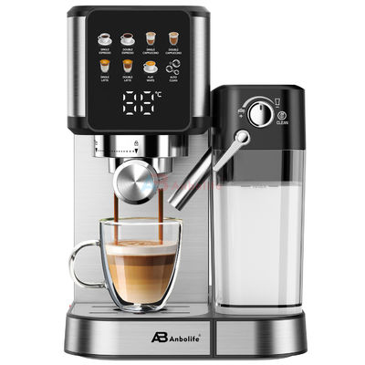 Anbo Control de pantalla táctil máquina automática de capuchino 20 bar