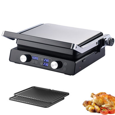 Opción de sonda de temperatura para uso doméstico de 2000w Digital Electric Cooktop con placa PTFE desmontable y control de altura