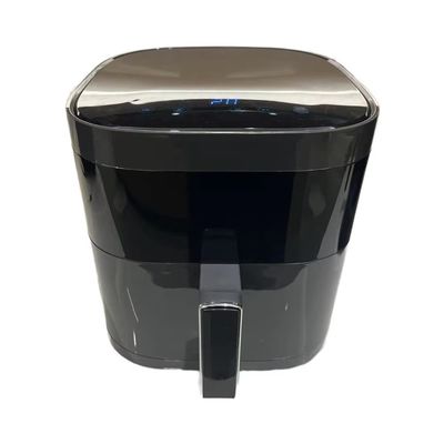 Toque digital 6l Fritadora eléctrica de aire horno de acero inoxidable multifuncional pequeño cuadrado inteligente saludable para uso doméstico