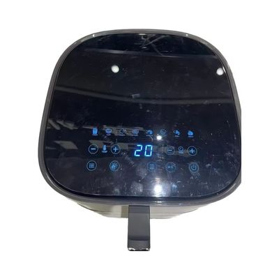 Toque digital 6l Fritadora eléctrica de aire horno de acero inoxidable multifuncional pequeño cuadrado inteligente saludable para uso doméstico