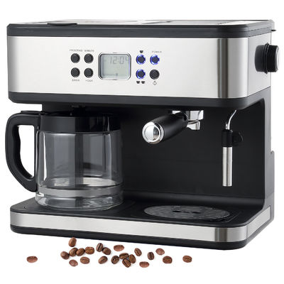 Anbo pantalla táctil Italia ULKA bomba máquina de café expreso multifunción con molinilla
