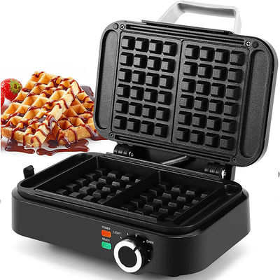 2 Fragmentos Profundo Xxl Grill Sandwich Maker Control de temperatura ajustable Fuente de energía eléctrica desmontable Ptfe Uso doméstico