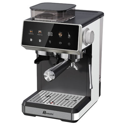 Anbo Control de pantalla táctil grande Cappuccino Espresso máquina de café multifuncional con molinilla