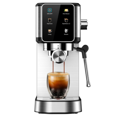 Anbolife BC5383 20 bar Máquina de café semi-automática con depósito de leche