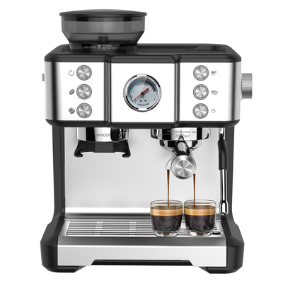 Anbolife Full Function Espresso Coffee Machines 20bar Powerful Pressure Pump Latte Cappuccino Digital Control Coffee Machine