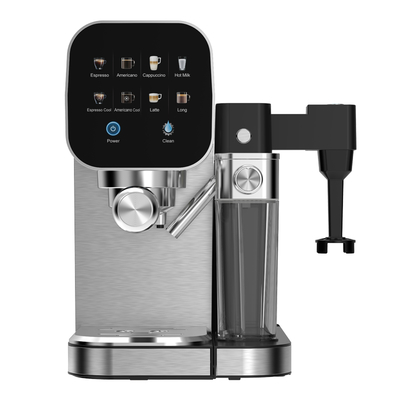Abbolife Powerful 20Bar Electric Espresso Cappuccino Latte Coffee Maker Stainless Steel Manual for Hotel & Household Use