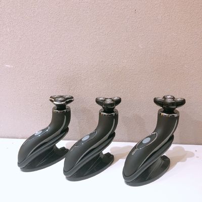 Afeitadora eléctrica portátil para hombre con cuchilla de acero inoxidable y mango de plástico para uso facial