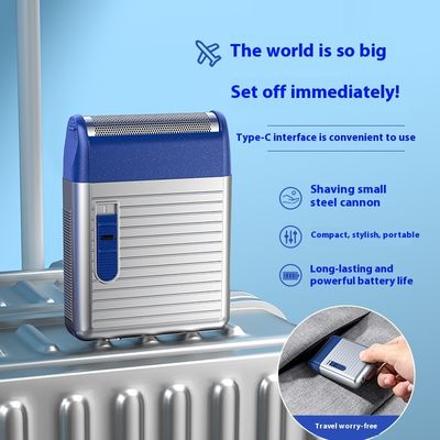 ANBOLIFE Mini Aparato de afeitar eléctrico portátil con 60 minutos de tiempo de trabajo 1 año de garantía y 5W Power USB Rechargeable Razor