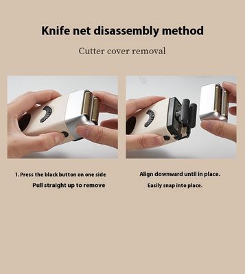 Aparato de afeitar eléctrico recargable con batería de 1200 mAh, piezas de repuesto libres y carcasa de plástico para afeitar la cara de los hombres