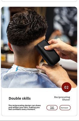 Afeitadora eléctrica de doble cuchilla de 5V con carcasa de plástico para afeitado corporal masculino