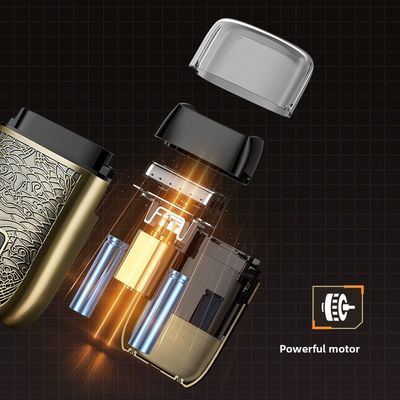 Afeitadora eléctrica profesional para hombre con batería de 500 mAh, cuchillas de acero inoxidable y lavado completo del cuerpo