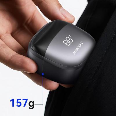 ANBOLIFE 6 Cuchilla de afeitar eléctrica con succión magnética y batería de litio 900mAh - IPX7 Aparato de afeitar de papel impermeable para hombres