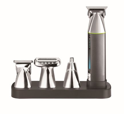 Cortapelos eléctrico multifunción 5 en 1 con batería de 1200 mAh y 1 año de garantía para carga rápida y recortadora de cabello lavable para todo el cuerpo