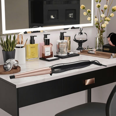 Curl de pelo de cerámica con barril de 25 mm 1 año de garantía y 110-240V de voltaje para los rizos suaves y brillantes