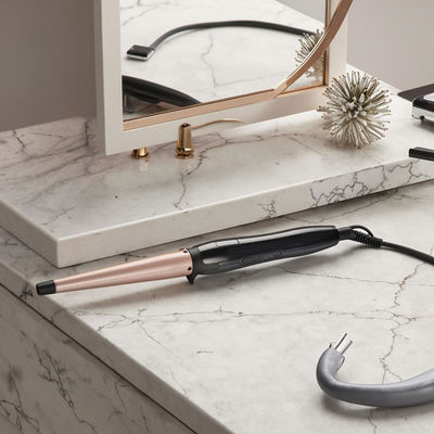 Curl de pelo de cerámica con barril de 25 mm 1 año de garantía y 110-240V de voltaje para los rizos suaves y brillantes