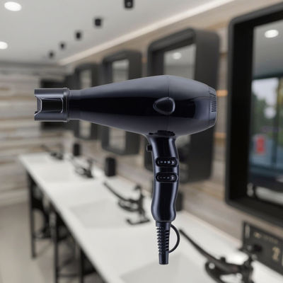 Secador de pelo de salón profesional con motor AC ajustable de 220-240V, 2 ajustes de velocidad y 3 ajustes de calor