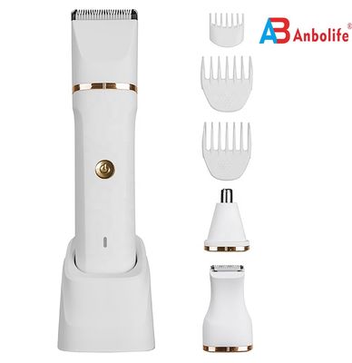Razor eléctrico recargable para mujeres con IPX7 resistente al agua 600mAh batería y 100 minutos de tiempo de ejecución Bikini Trimmer