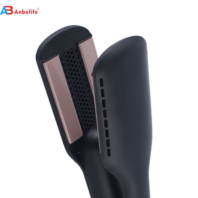 Plancha de pelo iónica infrarroja de cerámica con calentamiento rápido en 5 segundos, potencia de 800W y cable giratorio de 360°