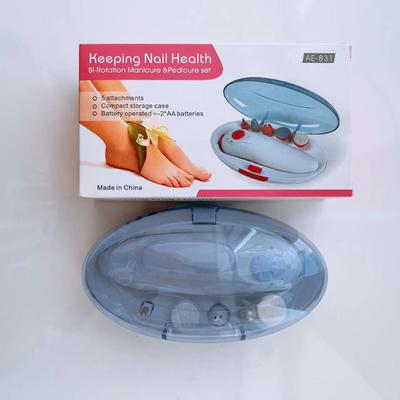 Juego de limas de uñas portátil profesional y máquina de taladro de uñas a batería para herramientas de pedicura