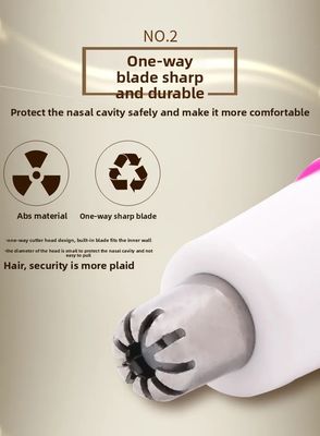 ANBOLIFE Trimmer eléctrico para la nariz con batería de litio para uso doméstico Trimmer personal de plástico duradero