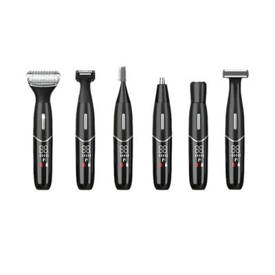 Afeitadora eléctrica recargable por USB con batería de 600 mAh y 90 minutos de autonomía, cuchillas de acero inoxidable, recortadora personal