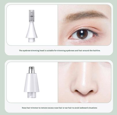 Juego de afeitadora y depiladora multifuncional 6 en 1 para mujer con batería de 1200 mAh, cuchilla de acero inoxidable y repuestos gratuitos