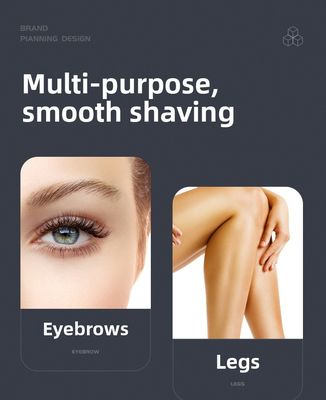 Afeitadora eléctrica recargable por USB con batería de 600 mAh y 90 minutos de autonomía, cuchillas de acero inoxidable, recortadora personal