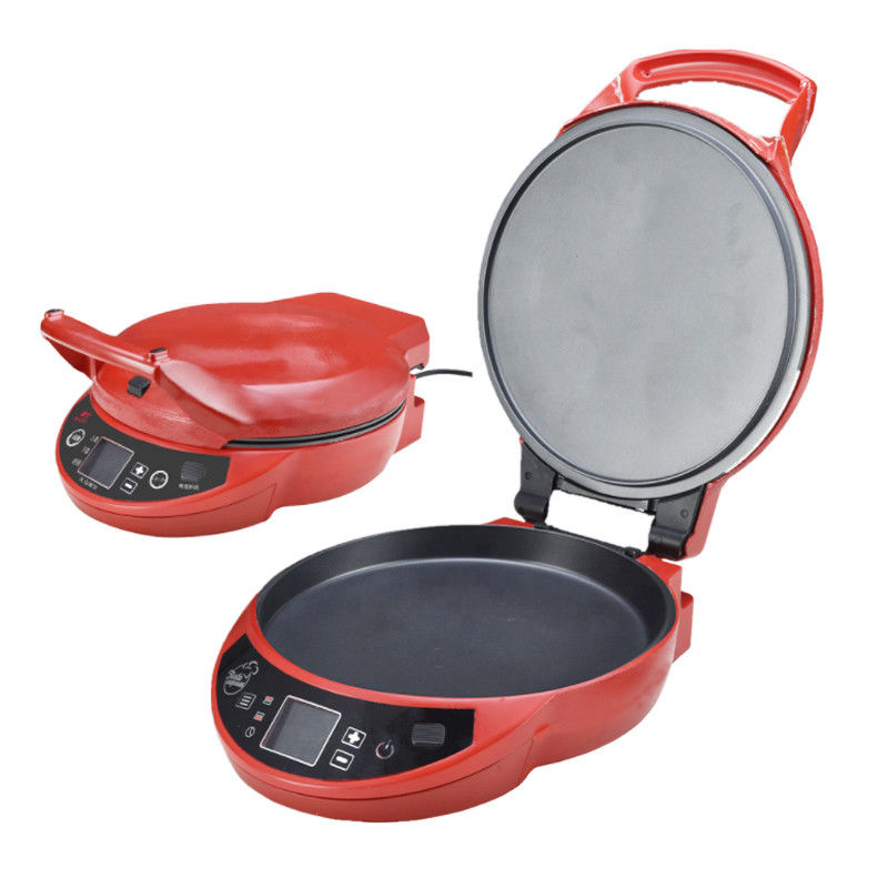 pequeño electrodoméstico de cocina no adhesivo 12 pulgadas máquina de hacer pizza para el hogar horno eléctrico de pizza