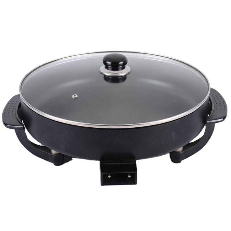 Anbo horno eléctrico redondo antiadherente para parrillado o horno eléctrico de pizza de aluminio para electrodomésticos