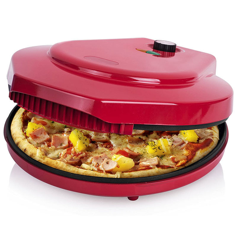 No adhesivo 12 pulgadas máquina de hacer pizza para el hogar 1450W horno eléctrico de pizza